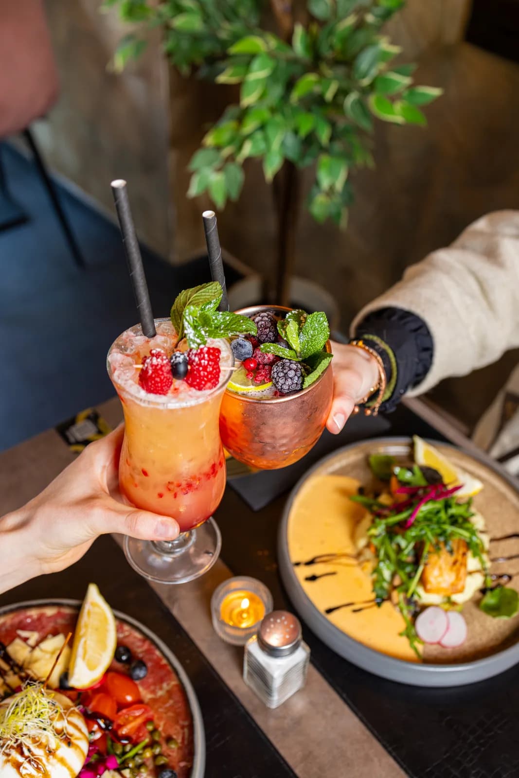 Mocktail frais du menu
